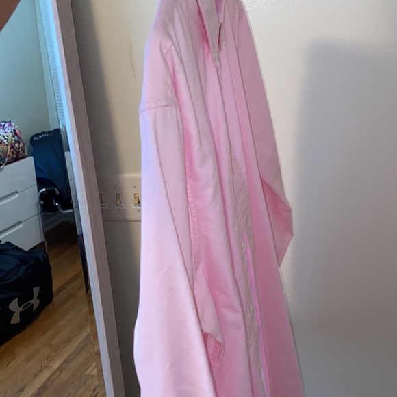 Pink Calvin Klein dress shirt. Worn once - Picture 5 of 7